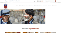 Desktop Screenshot of fraternidad-sacerdotalcfs.com